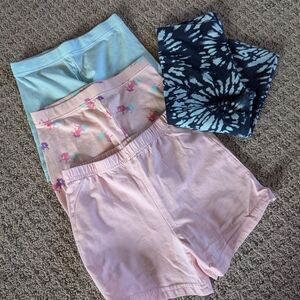 Kids Pink Unicorn Shorts